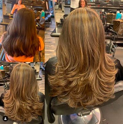 17 Kapsels en haarstijlen voor lang haar in laagjes